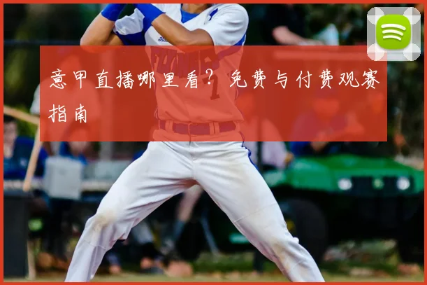 意甲直播哪里看？免费与付费观赛指南